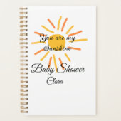 je bent mijn zonnegeel oranje zonnestralen , voeg planner (Voorkant)