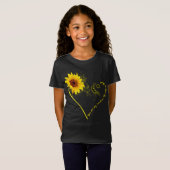 Je bent mijn zonnekat, kat en zonnebloem. t-shirt (Voorkant volledig)