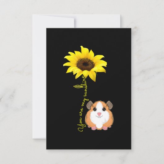 Je bent mijn zonnescherm-paimam bedankkaart (Voorkant)