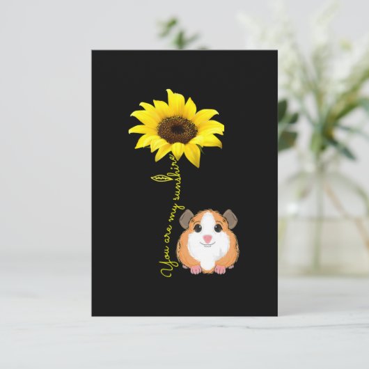 Je bent mijn zonnescherm-paimam bedankkaart (Staand voorkant)