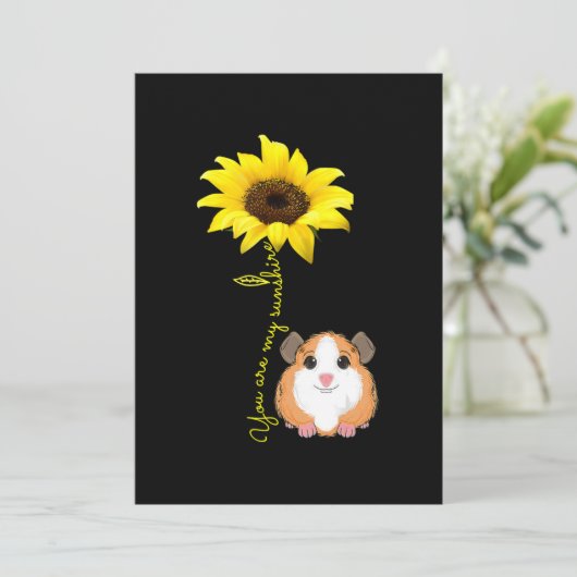 Je bent mijn zonnescherm-paimam bedankkaart (Staand voorkant)