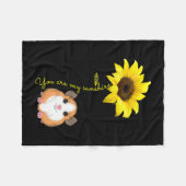 Je bent mijn zonnescherm-paimam fleece deken (Voorkant (Horizontaal))