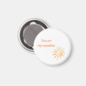 Je bent mijn zonneschermnet magneet (Voorkant / Achterkant)
