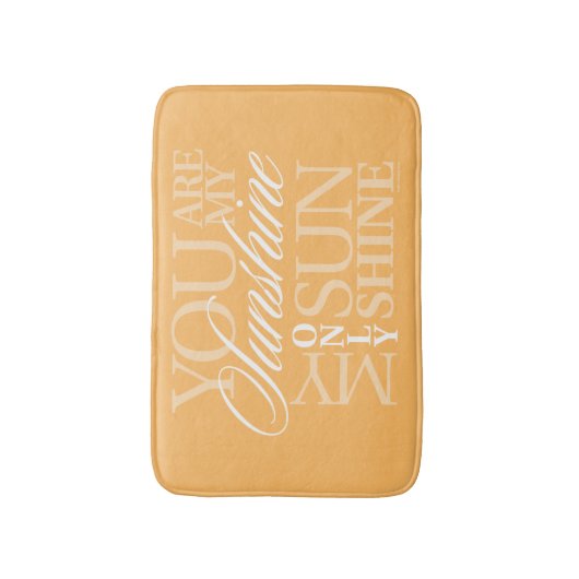 Je bent mijn zonneschijn badmat (Voorkant Verticaal)