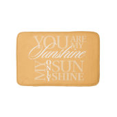 Je bent mijn zonneschijn badmat (Voorkant)