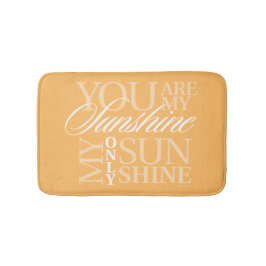Je bent mijn zonneschijn badmat