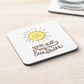 Je bent mijn zonneschijn bier onderzetter (Linkerzijde)