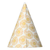 Je bent mijn zonneschijn boho verjaardagsfeestje feesthoedjes (Achterkant)