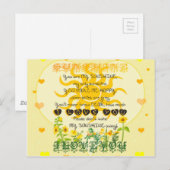 Je bent mijn zonneschijn briefkaart (Voorkant / Achterkant)