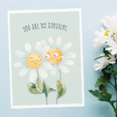 Je bent mijn zonneschijn | Daisy Floral Kinder Val Feestdagenkaart