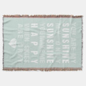 Je bent mijn zonneschijn deken (Voorkant)