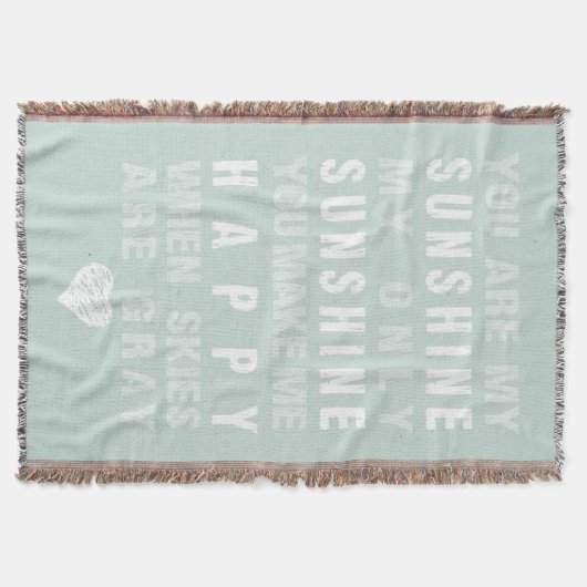 Je bent mijn zonneschijn deken (Voorkant)