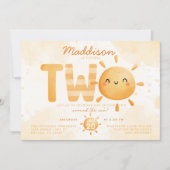 Je bent mijn zonneschijn die 22e verjaardag gaat v kaart (Voorkant)