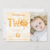 Je bent mijn zonneschijn die 22e verjaardag gaat v kaart (Voorkant)