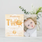 Je bent mijn zonneschijn die 22e verjaardag gaat v kaart (Staand voorkant)