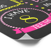 Je bent mijn zonneschijn eerste geboorte-alkbord poster (Hoek)