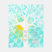 Je bent mijn zonneschijn. fleece deken (Voorkant)