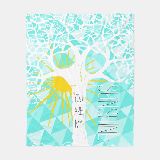 Je bent mijn zonneschijn. fleece deken (Voorkant)