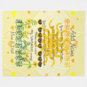 Je bent mijn zonneschijn fleece deken (Voorkant (Horizontaal))