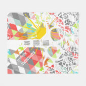 Je bent mijn zonneschijn. fleece deken (Voorkant (Horizontaal))