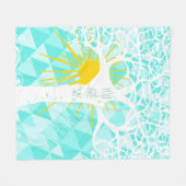 Je bent mijn zonneschijn. fleece deken (Voorkant (Horizontaal))