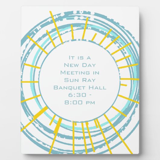 Je bent mijn zonneschijn. fotoplaat (Voorkant)