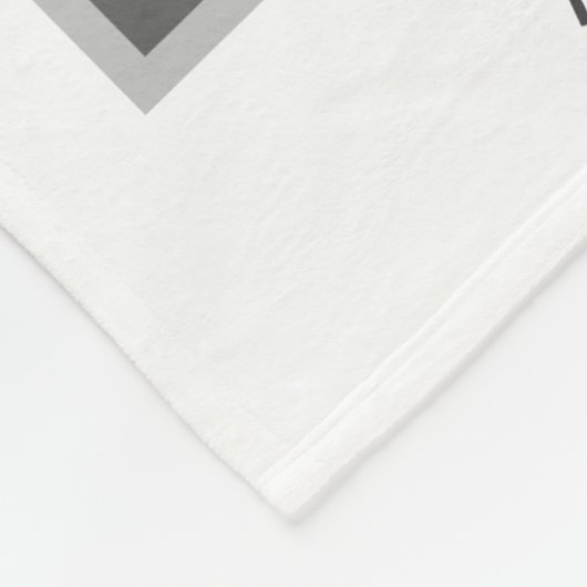 Je bent mijn zonneschijn, gepersonaliseerd grijs-w fleece deken (Hoek)