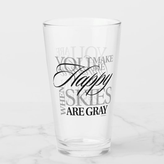 Je bent mijn zonneschijn glas (Achterkant)