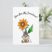 Je bent mijn zonneschijn - Gnomen Kaart (Staand voorkant)