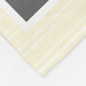 Je bent mijn zonneschijn, Grijs/Geel, Gepersonalis Fleece Deken (Hoek)