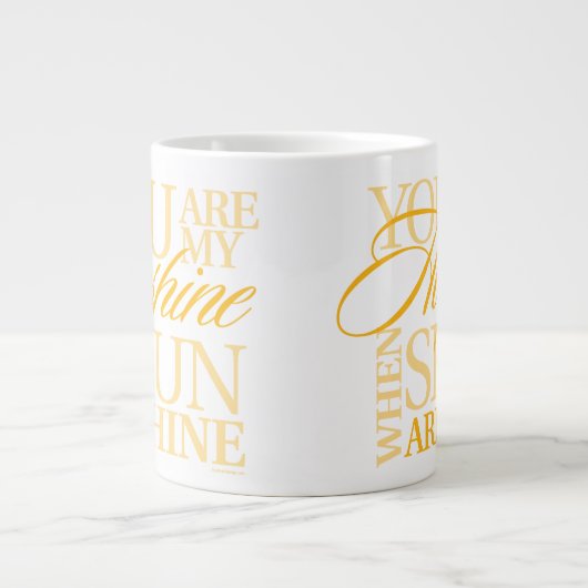 Je bent mijn zonneschijn grote koffiekop (Voorkant)