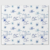 Je bent mijn zonneschijn in blauw cadeaupapier (Vlak)