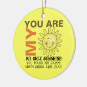 Je bent mijn zonneschijn keramisch ornament (Links)