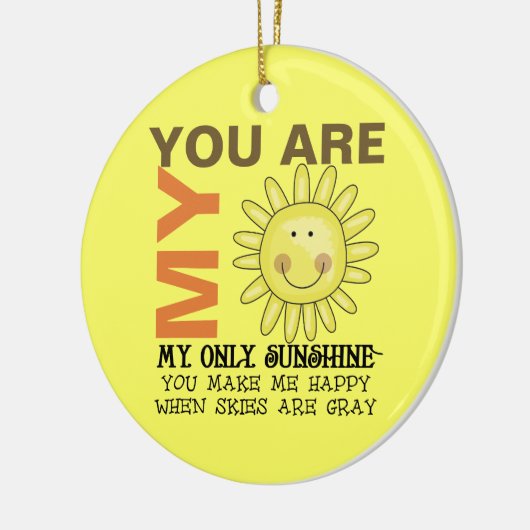 Je bent mijn zonneschijn keramisch ornament (Links)