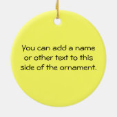 Je bent mijn zonneschijn keramisch ornament (Achterkant)