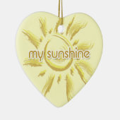 Je bent mijn zonneschijn keramisch ornament (Rechts)