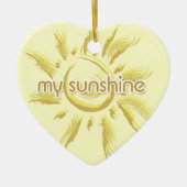Je bent mijn zonneschijn keramisch ornament (Voorkant)