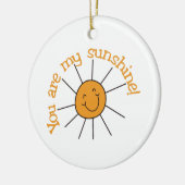 Je bent mijn zonneschijn keramisch ornament (Links)