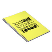 Je bent mijn zonneschijn-kleding en gifts notitieboek (Rechterzijde)