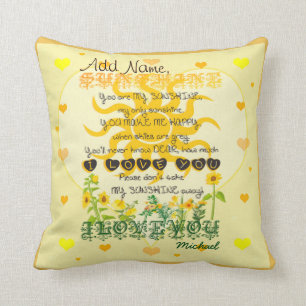 Je bent mijn zonneschijn kussen