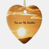 Je bent mijn zonneschijn - Landschap met stijgende Keramisch Ornament (Rechts)