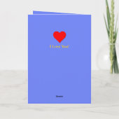 Je Bent Mijn Zonneschijn & Liefdesgedicht op Valen Kaart (Achterkant)