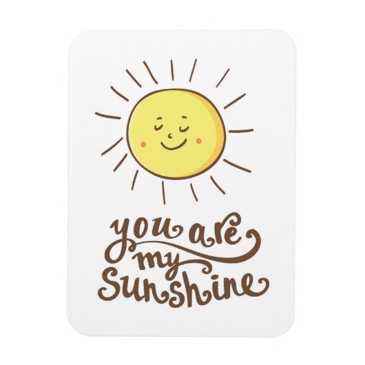 Je bent mijn zonneschijn magneet (Verticaal)