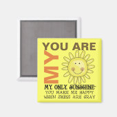 Je bent mijn zonneschijn magneet (Voorkant / Achterkant)