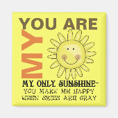 Je bent mijn zonneschijn magneet (Voorkant)