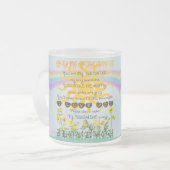 Je bent mijn zonneschijn matglas koffiemok (Voorkant links)