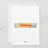 Je bent mijn zonneschijn moeder Bright Happy Moede Feestdagenkaart (Achterkant)