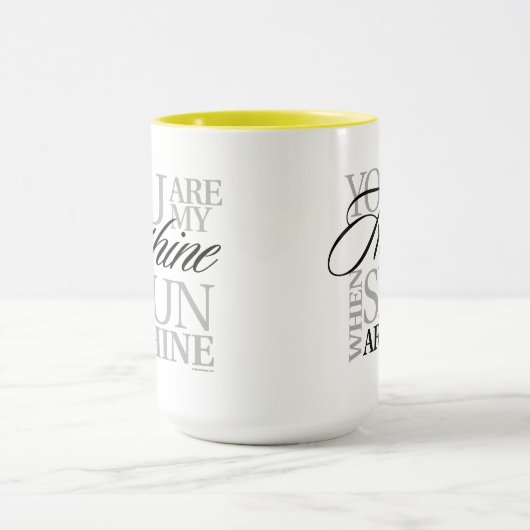 Je bent mijn zonneschijn mok (Midden)