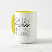 Je bent mijn zonneschijn mok (Voorkant links)