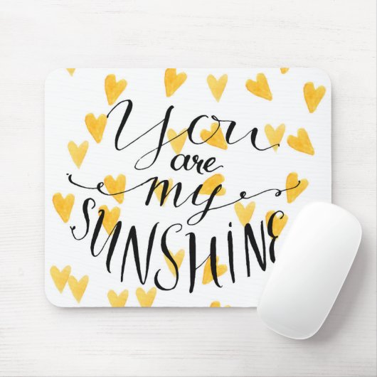 Je bent mijn zonneschijn muismat (Met muis)